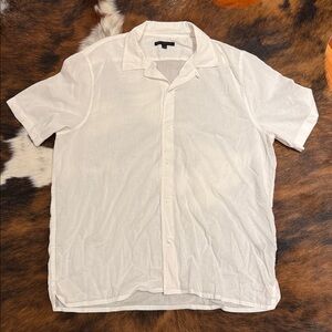 John Varvatos XXL Men’s White cotton button down